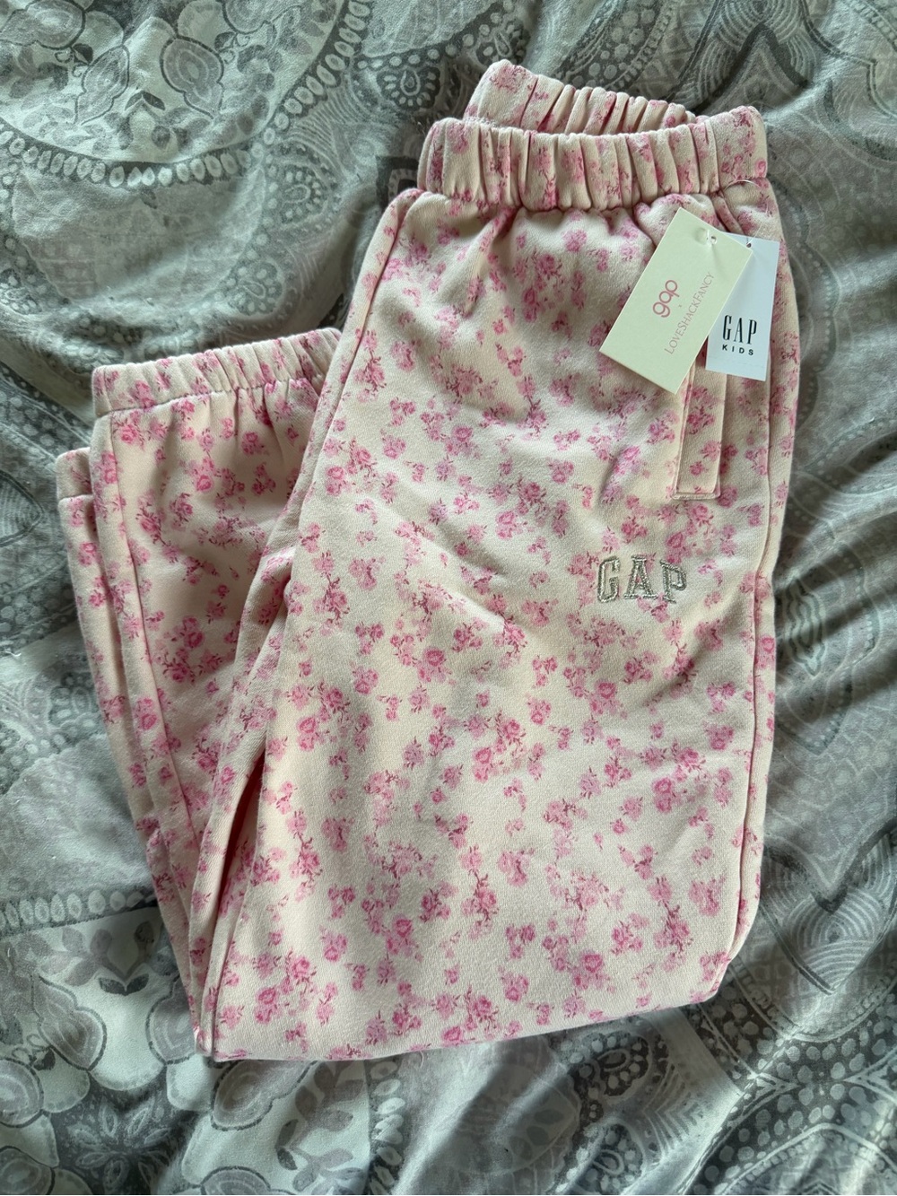 GAP Kids X LoveShackFancy sweatpants